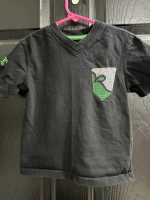 Винтажная футболка Rocawear для мальчиков размер 4 M черная Y2K 90-е - Изображение 1 из 4