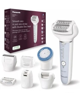 PANASONIC ES-EY90-A503 Epilierer Weiß Blau Flexibler Kopf Drucksensor WET&DRY - Bild 1 von 1