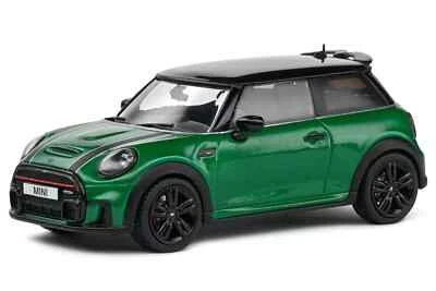 1/43 Mini Cooper John Works JCW F56 2023 Green Diecast Model Car Solido S4315002 - Image 1 of 4