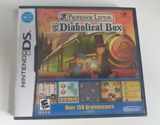 Professor Layton and the Diabolical Box Nintendo DS  - Case+Manual Only NO GAME 