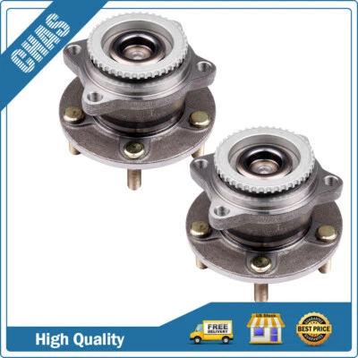 Par (2) de cojinetes de cubo de rueda trasera para Mitsubishi Endeavor 2004-2008 2010 2011 tracción delantera Foto 1 de 4