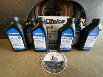 (6) AC DELCO 3.0L LM2 DURAMAX DIESEL 0W-20 DEXOS D 正品 19370138 10-9277 — 第 1/4 张图片