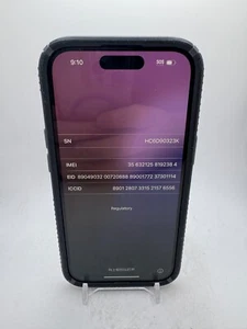Apple iPhone 15 - Black - 128GB - as-is for salvage/parts/dissasembly - Photo 1 sur 8
