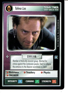 STAR TREK CCG DS9 RARE CARD TAHNA LOS - Picture 1 of 1