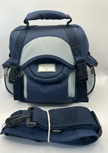 Ankler Camera / Video Camera Shoulder Bag Blue With S / Strap (Size 25x20x13cms) - Picture 1 of 14