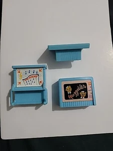 Vintage 1980s Fleetwood Hallmark Huggables Blue Furniture Lot Hong Kong C2 - Picture 1 of 5