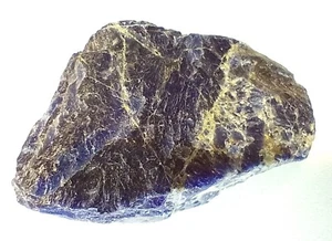 Sodalite Mineral Specimen. Nice dark blue colour. 86.2 g (approx.). Free Postage - Picture 1 of 8