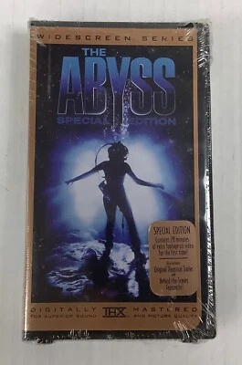 The Abyss VHS Tape 1989 SEALED Twentieth Century Fox James Cameron Ed Harris - Image 1 of 4