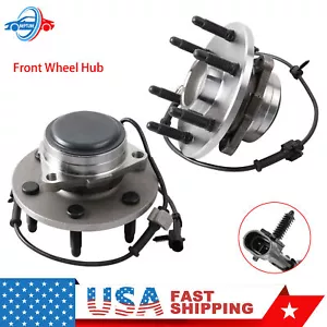2X Front Wheel Hub Bearing Assy for Chevry Silverado Tahoe GMC Sierra Yukon 2WD - Picture 1 of 11