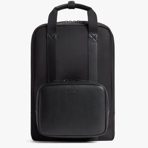 Monos Metro Backpack Leather Black 1st Edition - Picture 1 of 5