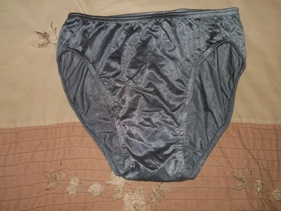 Bragas de bikini vintage sin marca hechas en EE. UU. sensación satinada M Foto 1 de 4