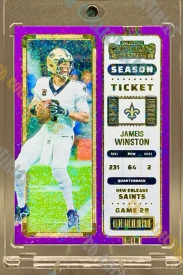 Jameis Winston ESTUCHE POLVO DE ESTRELLAS HIT REFRACTOR TARJETA SP PANINI SAINTS COMO NUEVO Foto 1 de 3