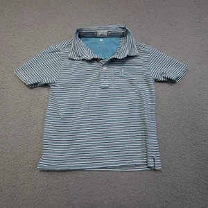 Johnnie-O Polo Shirt Boys 6 Grady Bondi Surf Spandex Stripe Golf Preppy Casual - Picture 1 of 11