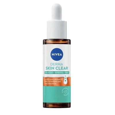 NIVEA Derma Skin Clear Serum Anti-Imperfecciones Niacinamida, Vitamina B5, + 30 ml  Foto 1 de 4