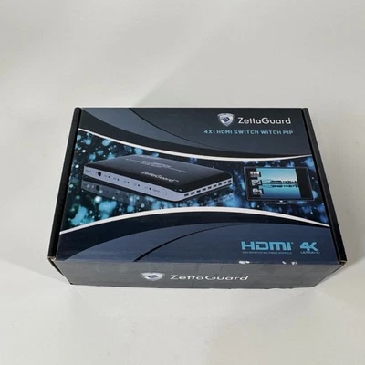 Zettaguard HDMI Switcher Supports 4K HDR (4 in 1 Out) Hi-Speed 18Gbps - Image 1 of 4