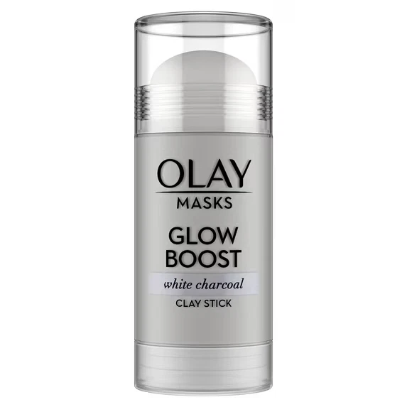 Olay Face Mask Stick Glow Boost with White Charcoal Clay 1.7 oz