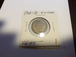 BONITA FECHA CLAVE 1912-D LIBERTY HEAD NÍQUEL - Imagen 1 de 11