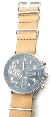 AVI-8 Hawker Hurricane Chronograph Men's Watch AV-4011 Multi-colored Dial - Image 1 of 4