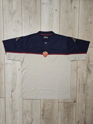 AS ROMA 2001 2003 VINTAGE TRAINING FOOTBALL SHIRT SOCCER JERSEY M KAPPA - Image 1 of 4