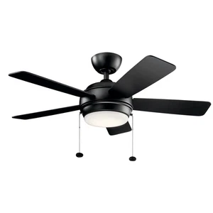Starkk 42" Indoor Ceiling Fan in Satin Black - Picture 1 of 2