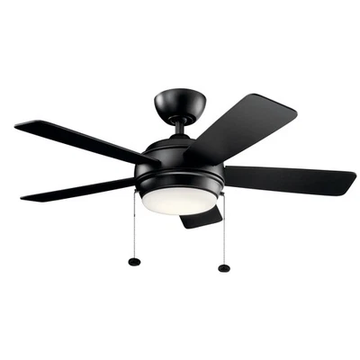 Starkk 42" Indoor Ceiling Fan in Satin Black - Image 1 of 2