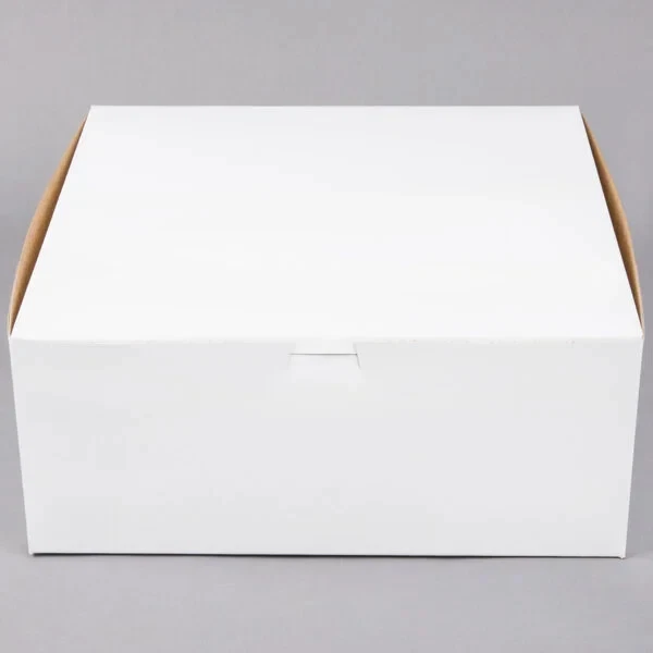 Caja blanca para pasteles/panadería 12" x 12" x 5" 60 cajas Foto 1 de 4