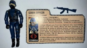GI Joe ARAH V1.5 1983 bras pivotant Cobra officier complet avec fiche joint torique neuve - Photo 1/1