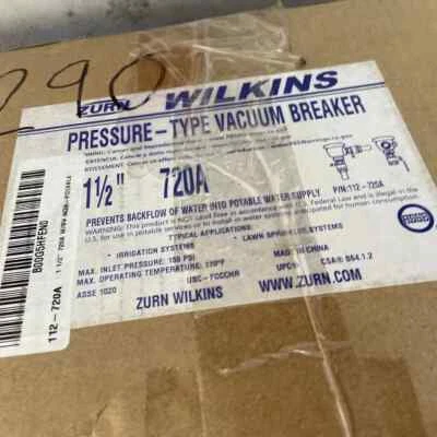 ZURN WILKINS 112-720A 1-1/2" PVB Pressure Vacuum Breaker  (Flaw) - Image 1 of 4