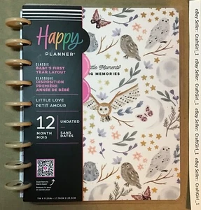 NEW! Happy Planner "LITTLE LOVE" Classic UNDATED 12-Mo BABY'S FIRST YEAR Planner - Picture 1 of 16