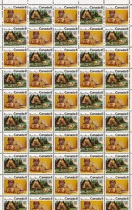 Canada 1973 Algonkian Indians, MNH folded field stock full sheet of 50, sc#567a - Picture 1 of 1