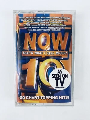 NOW 10 Now That What I Call Music Cassette Tape SEALED Moby Missy Elliot Spears - Image 1 of 4