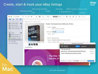 GarageSale - The most advanced eBay seller tool for Mac - Image 1 of 4