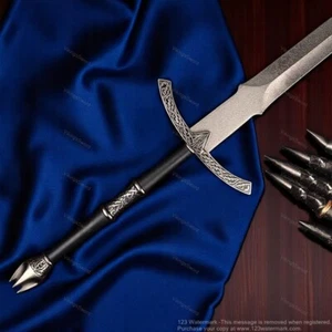 Bruja-Rey Angmar Espada Oscuro Nazgul Señor de los Anillos Doble Borde LOTR Regalo Él - Imagen 1 de 5