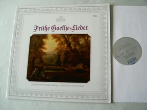 Goethe Poems: REICHARDT/BEETHOVEN/HUMMEL/WAGNER etc Fischer-Dieskau Demus LP - Picture 1 of 4