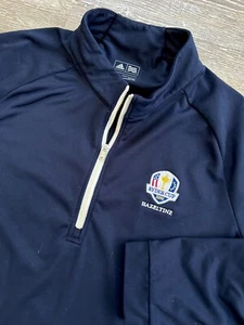 adidas 2016 Ryder Cup 1/4 Zip Pullover Sweater Golf Mens PGA Hazeltine Large - Picture 1 of 6