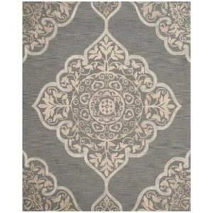 SAFAVIEH Dip Dye DDY510B Handmade Slate / Beige Rug - Picture 1 of 27