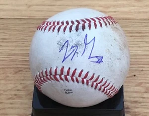 Jay Groome SD Padres Medias Rojas Autógrafo Firmado JUEGO USADO NYPL MiLB Béisbol - Imagen 1 de 2