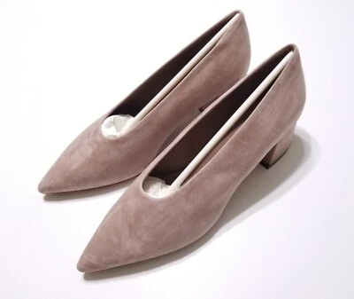 NEW Vince Rafe Suede Pumps in Griege Size 9.5 $350 - Image 1 of 4