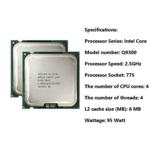 Intel Core 2 Quad Q9300 Processor ( from iMac 27" A1312 CPU ) - Photo 1/2