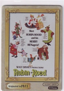 Cards Fun Joyful Disney 100 Carnival Retro Poster D100C-SR55 Robin Hood - Picture 1 of 1