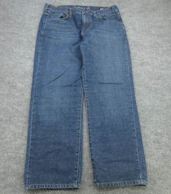 Ralph Lauren Chaps Jeans Mens 38x30 Blue Straight Dark Wash Denim (FITS 36x29) - Image 1 of 4