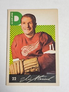 1962-63 PARKHURST HOCKEY #22 VIC STASIUK DETROIT RED WINGS