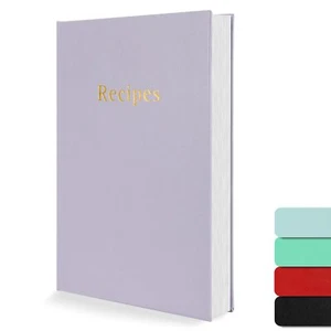 Recipe Book Recipe Book To Write in 62 Blank Recipe Book Pages (purple) - Picture 1 of 6