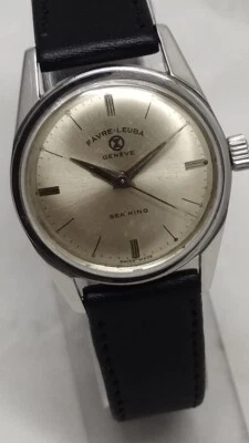 RARE Favre Leuba Geneva Seaking Hand-winding Men's watch Original Dial Swiss - Image 1 of 4
