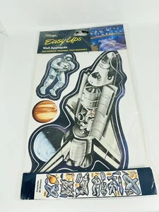 Astronaut Space Wall Stickers Pack Of 36 Stickers Village Easy Ups NEW Kids - Picture 1 of 9