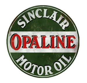 CALCOMANÍA ADHESIVA PARA BOMBA DE ACEITE DE MOTOR DE GASOLINA OPALINA SINCLAIR ENVEJECIDA VINTAGE - Imagen 1 de 1