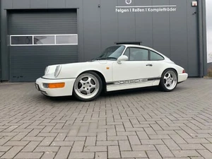 RH P Rad 18 Zoll Felgensatz Silber Horn Pol. Porsche 964, 911 Carrera (993)  - Bild 1 von 11