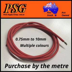 Silicone Wire Cable High Temperature Flexible Stranded 180°C - By The Metre - Picture 1 of 6