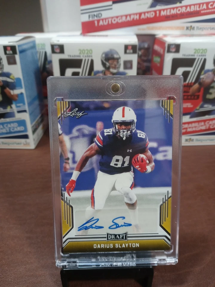 Darius Slayton Leaf Draft Auto - Image 1 of 1