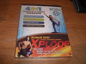 BOSU Fitness 4 In 1 Complete Body Workout (DVD 2012) + Cross Training Series NEW - Picture 1 of 2